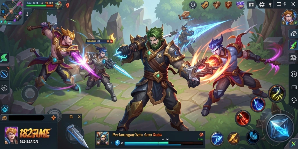 Tangkapan layar mendebarkan dari pertarungan dalam <strong>182GAME</strong> yang penuh aksi.