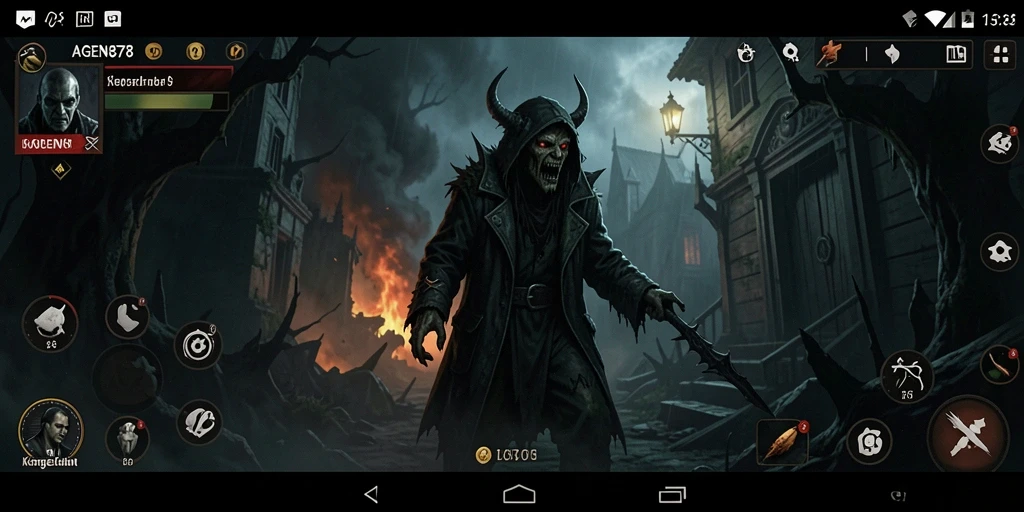 Tangkapan layar mengerikan dari AGEN878 saat gameplay.