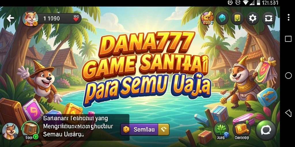 Tampilan gameplay DANA777 yang seru dan mengasyikkan.