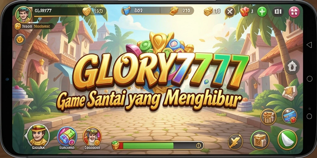 Screenshot menunjukkan gameplay seru dari GLORY777.