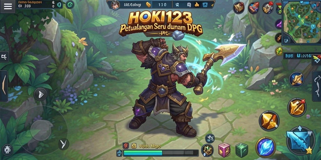 Gameplay seru dalam dunia RPG HOKI123, penuh dengan petualangan.