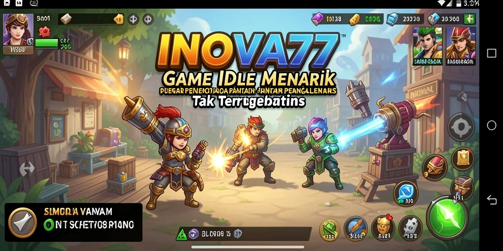 Tampilan gameplay <strong>INOVA77</strong> yang menarik dan dinamis.