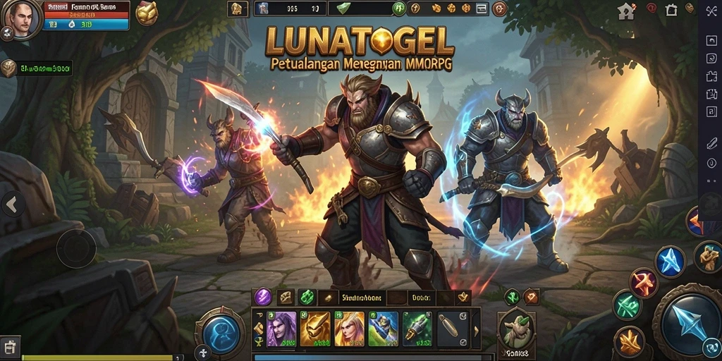 Tampilan gameplay LUNATOGEL yang seru dan menarik.