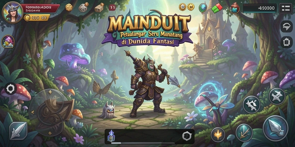 Tampilan gameplay <strong>MAINDUIT</strong> yang menegangkan di dunia petualangan.