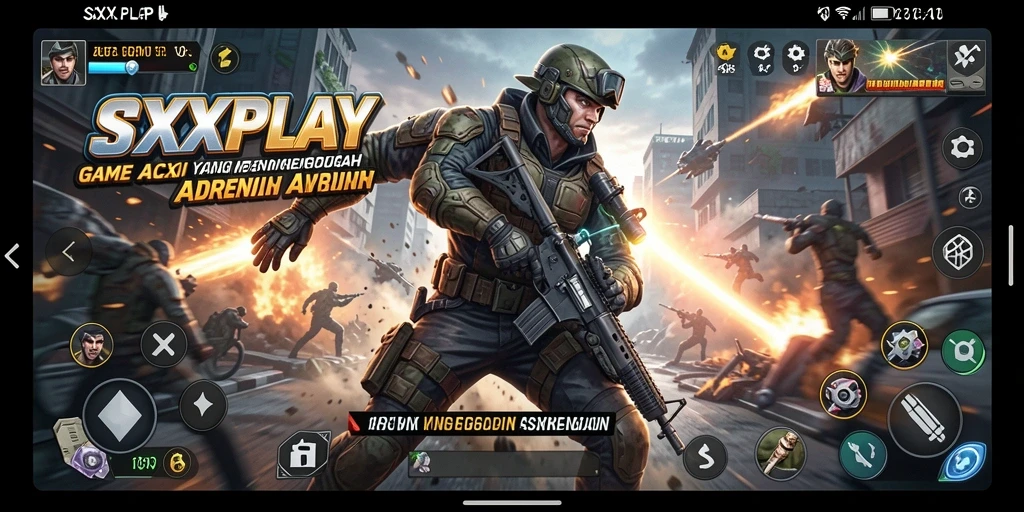 Tangkapan layar dari gameplay SXXPLAY yang penuh aksi.